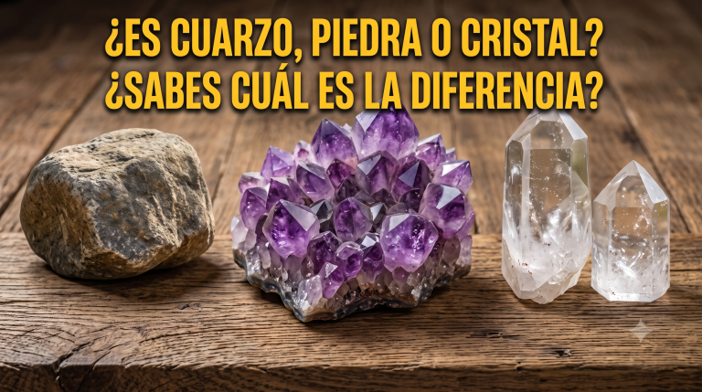 Cuarzo, piedra o cristal: ¿sabes cuál es la diferencia?